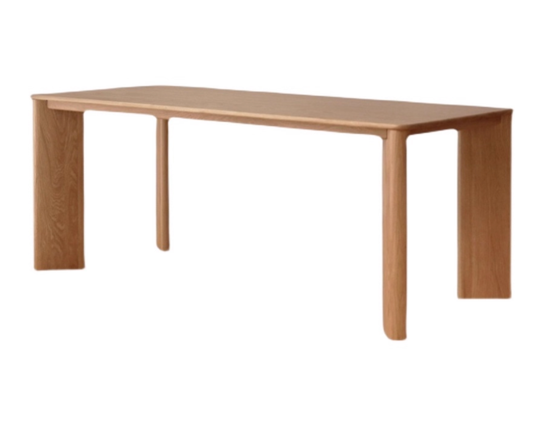 Japandi Wooden Dining Table
