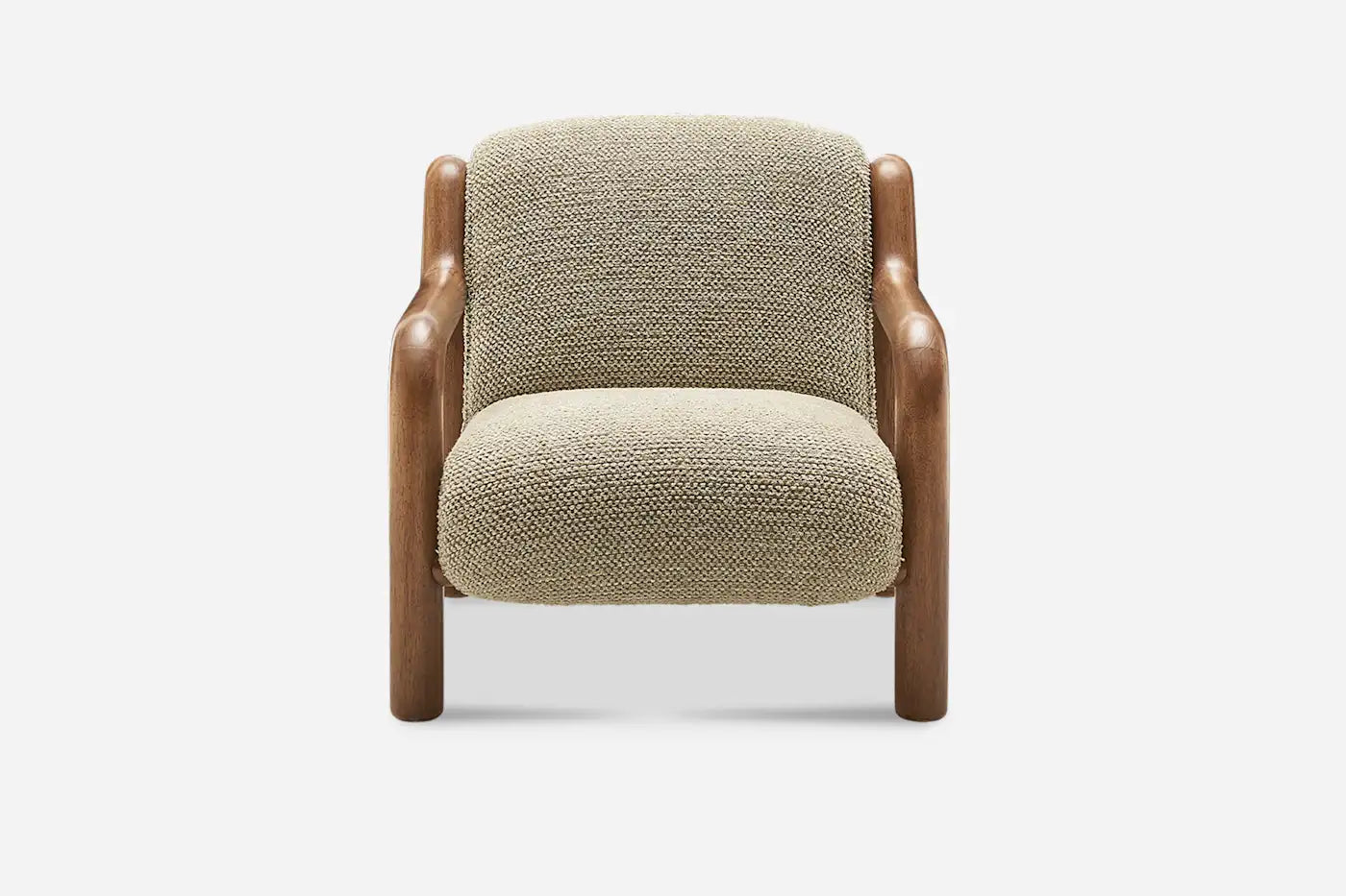 Wabi Sabi Solid Wood Armchair