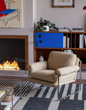 Metal Accent Arm Chair