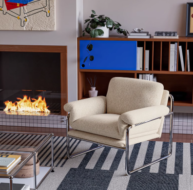 Metal Accent Arm Chair