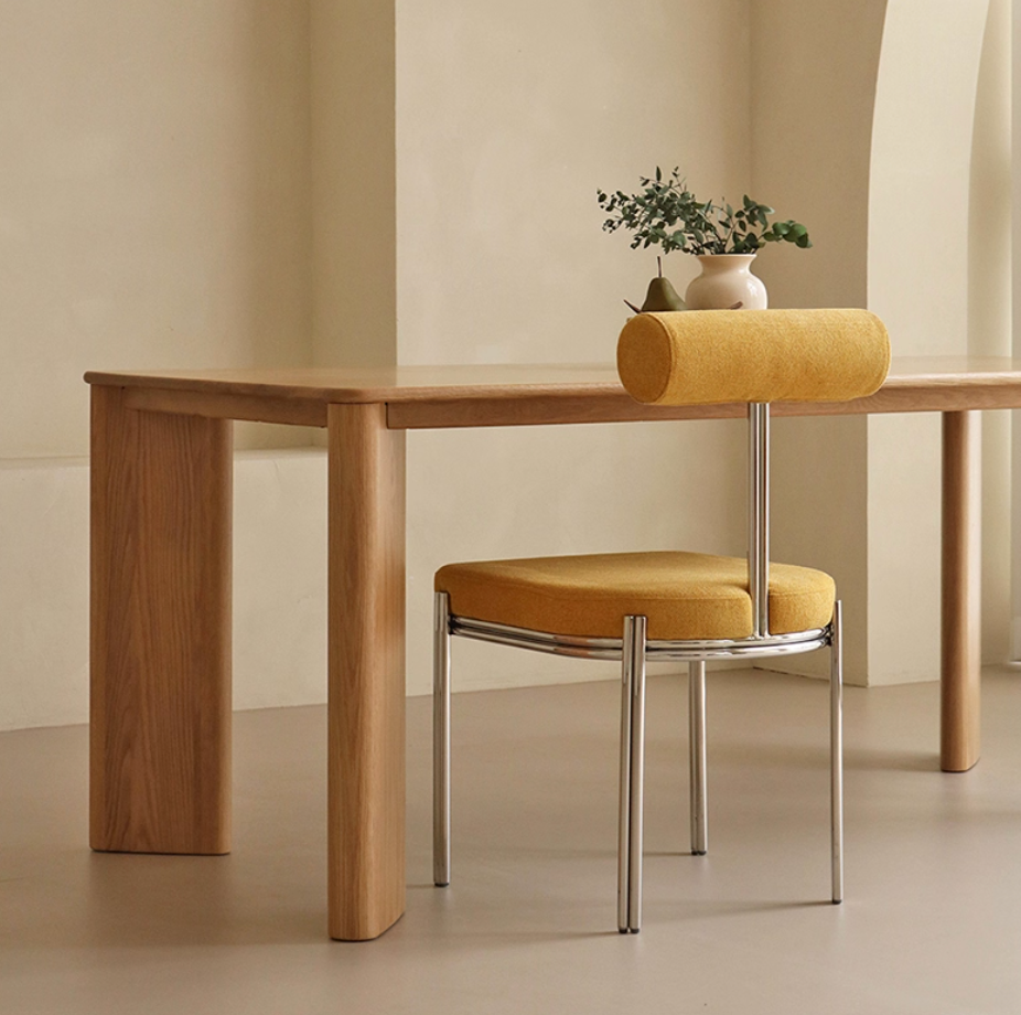 Japandi Wooden Dining Table